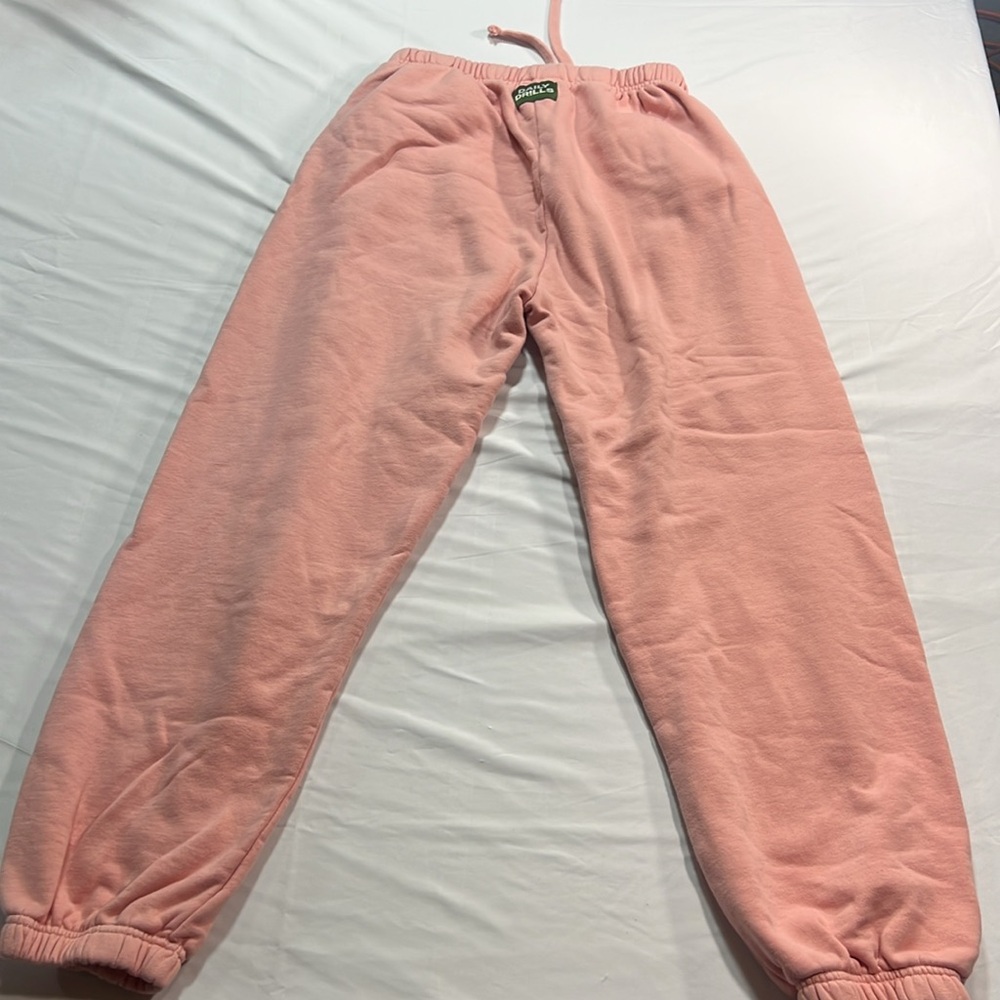 Daily drills joggers sweat pants size Cupid pink M/L - Picture 2 of 9